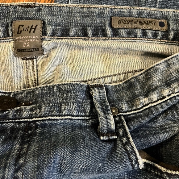 Citizens Of Humanity Blue Straight Jeans Versatile Style - Picture 5 of 5